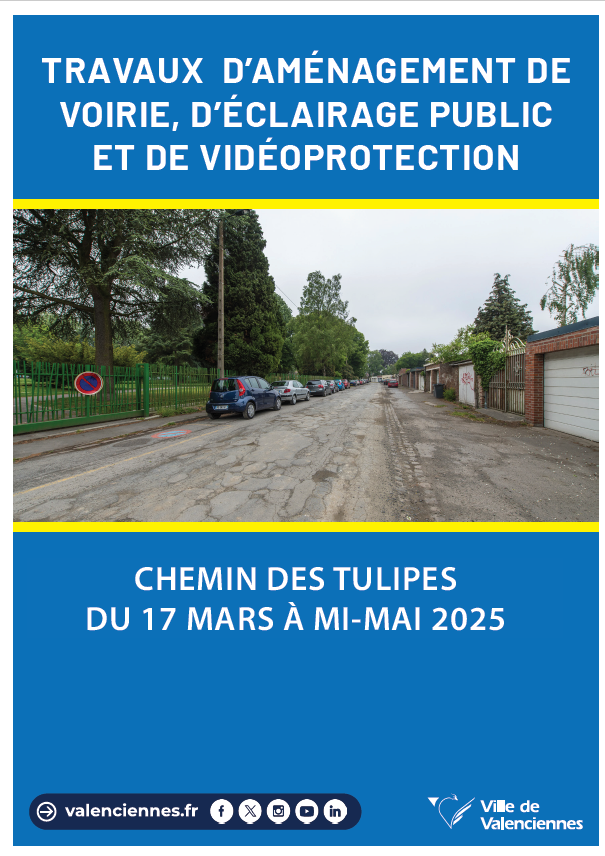 Travaux aménagement chemin des tulipes