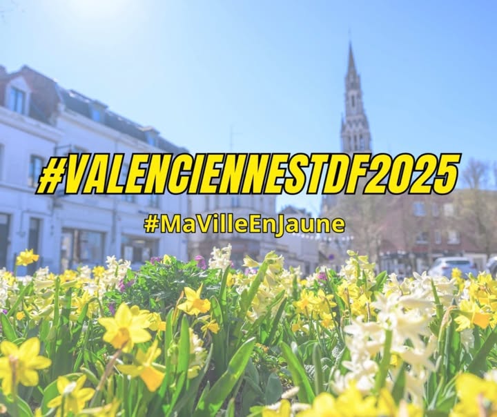 [🚴‍♀️ 𝗝-𝟭𝟬𝟬 𝗮𝘃𝗮𝗻𝘁 𝗹’𝗲́𝘁𝗮𝗽𝗲 𝗱𝘂 𝗧𝗼𝘂𝗿 𝗱𝗲 𝗙𝗿𝗮𝗻𝗰𝗲 𝗮̀ 𝗩𝗮𝗹𝗲𝗻𝗰𝗶𝗲𝗻𝗻𝗲𝘀 ! 🚴]
Le compte à rebours est lancé ! 𝗹𝗲 𝟳 𝗷𝘂𝗶𝗹𝗹𝗲𝘁, 𝗹𝗲 𝗧𝗼𝘂𝗿 𝗳𝗲𝗿𝗮 𝗲́𝘁𝗮𝗽𝗲 𝗰𝗵𝗲𝘇 𝗻𝗼𝘂𝘀 !

Ainsi, la Ville de Valenciennes va progressivement se parer de jaune 🟡, couleur du célèbre Maillot Jaune !
𝐺𝘶𝑖𝘳𝑙𝘢𝑛𝘥𝑒𝘴, 𝑓𝘢𝑛𝘪𝑜𝘯𝑠, 𝘮𝑎𝘴𝑠𝘪𝑓𝘴 𝘧𝑙𝘦𝑢𝘳𝑖𝘴, 𝑣𝘪𝑡𝘳𝑖𝘯𝑒𝘴, 𝑚𝘰𝑏𝘪𝑙𝘪𝑒𝘳𝑠 𝑢𝘳𝑏𝘢𝑖𝘯𝑠… autant de touches de couleurs symboles de notre enthousiasme et de notre fierté d’accueillir cette grande fête du sport !
 
💛𝙀𝙣𝙨𝙚𝙢𝙗𝙡𝙚 𝙛𝙖𝙞𝙨𝙤𝙣𝙨 𝙙𝙚 𝙘𝙚𝙩 𝙚́𝙫𝙚́𝙣𝙚𝙢𝙚𝙣𝙩 𝙪𝙣 𝙢𝙤𝙢𝙚𝙣𝙩 𝙞𝙣𝙤𝙪𝙗𝙡𝙞𝙖𝙗𝙡𝙚 ! 💛 
📸 Partagez vos plus belles décorations avec le  #valenciennestdf2025 et #MaVilleEnJaune