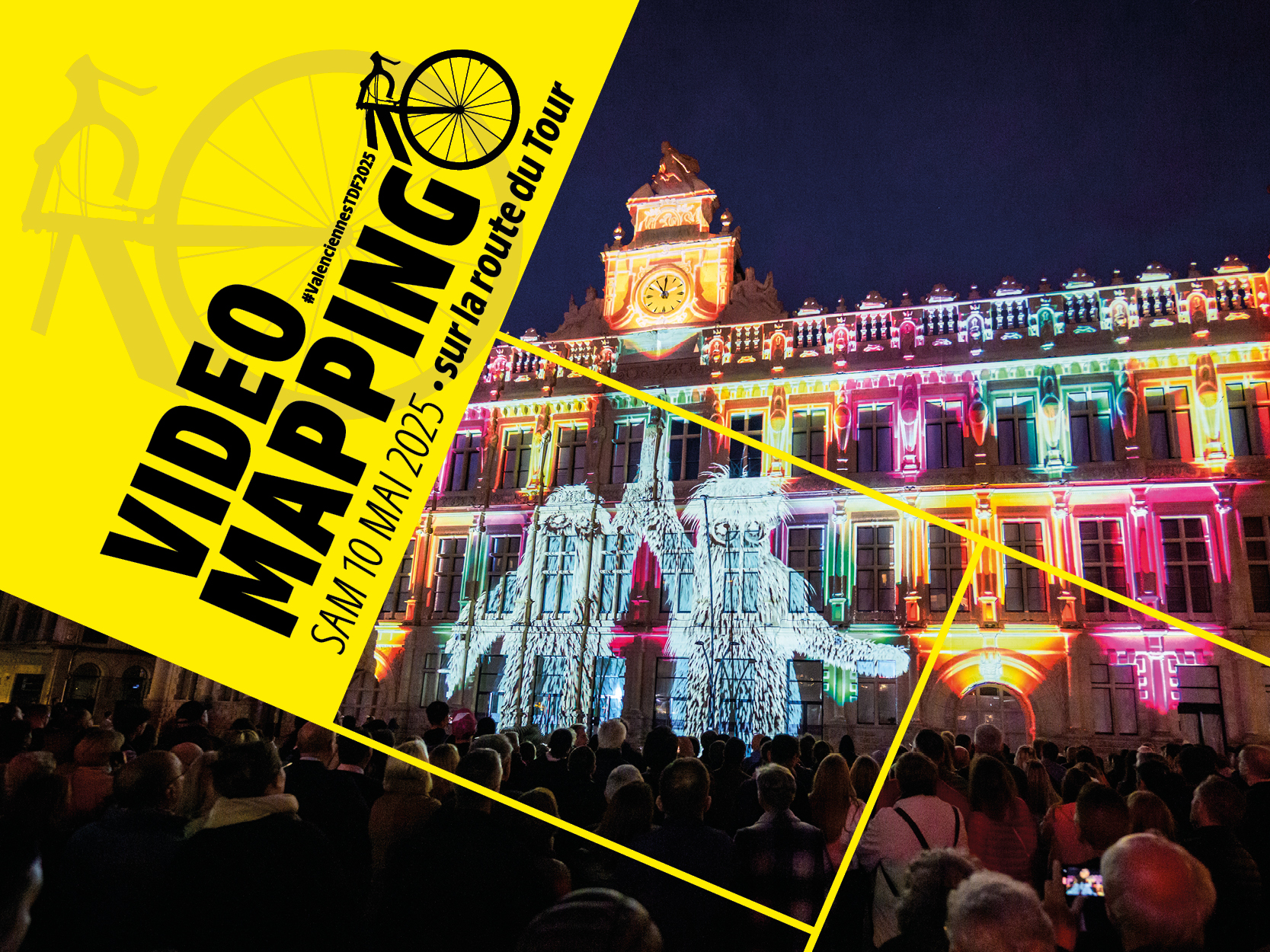 VidéoMapping « En route pour le tour »