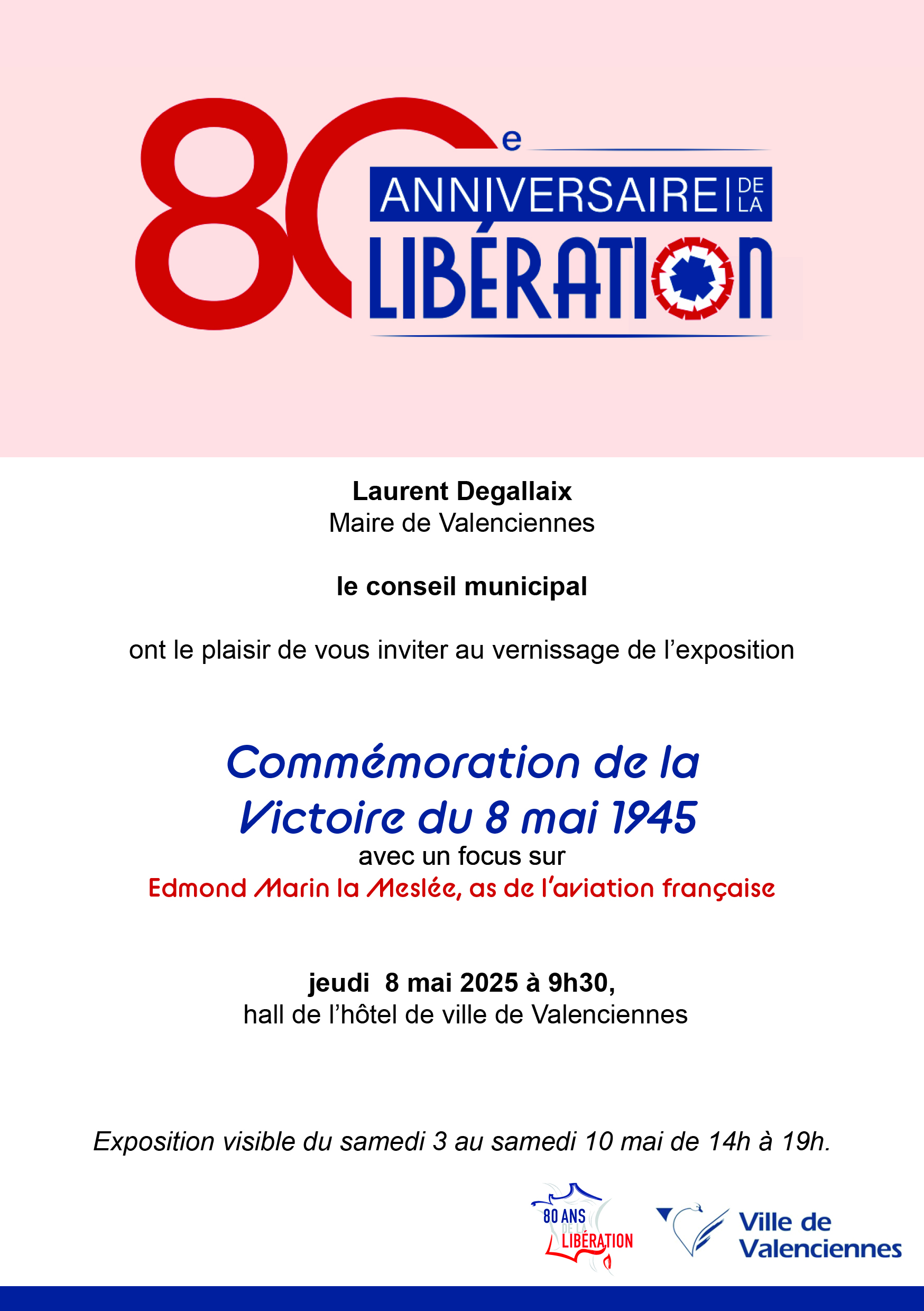 Exposition : Anniversaire de la Victoire du 8 mai 1945 et hommage à Marin la Meslée