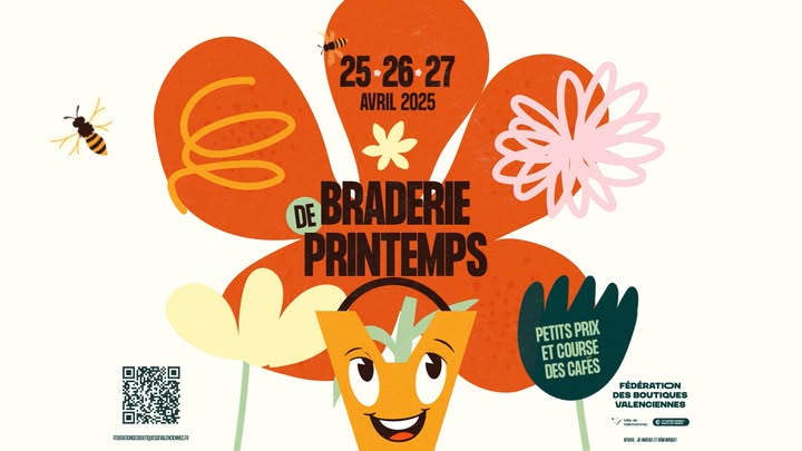 [🤩 BRADERIE 🥳 ] 𝗟𝗲𝘀 𝗰𝗼𝗺𝗺𝗲𝗿𝗰̧𝗮𝗻𝘁𝘀 𝗲𝘁 𝗮𝗿𝘁𝗶𝘀𝗮𝗻𝘀 𝗱𝗲 𝗩𝗮𝗹𝗲𝗻𝗰𝗶𝗲𝗻𝗻𝗲𝘀 𝗳𝗲̂𝘁𝗲𝗻𝘁 𝗹𝗲 𝗿𝗲𝘁𝗼𝘂𝗿 𝗱𝘂 𝗣𝗿𝗶𝗻𝘁𝗲𝗺𝗽𝘀 avec :
👉 la Braderie, les 25, 26 et 27 avril, 
👉 le retour de la course des cafés.
𝑰𝒍𝒔 𝒗𝒐𝒖𝒔 𝒂𝒕𝒕𝒆𝒏𝒅𝒆𝒏𝒕 𝒏𝒐𝒎𝒃𝒓𝒆𝒖𝒙 😉

ℹ Les Boutiques de Valenciennes Fédération des Boutiques de Valenciennes 
Lien de l’événement : https://fb.me/e/5yEGnnrdP