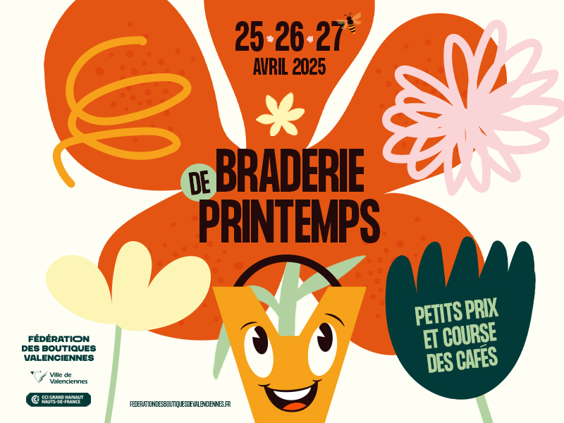 🚨 𝐂’𝐄𝐒𝐓 𝐏𝐀𝐑𝐓𝐈 ! 🚨
🤩 La BRADERIE de Printemps commence 𝗮𝘂𝗷𝗼𝘂𝗿𝗱’𝗵𝘂𝗶 !
Trois jours de folie vous attendent : bons plans, rencontres avec vos commerçants et artisans préférés ✨

📅 25, 26 et 27 avril
👟 Prêts à flâner, chiner, dénicher des pépites ?
☕ Et n’oubliez pas… le retour de la légendaire course des cafés !

Alors… 𝐕𝐨𝐮𝐬 𝐞̂𝐭𝐞𝐬 𝐩𝐫𝐞̂𝐭𝐬 ? 😄