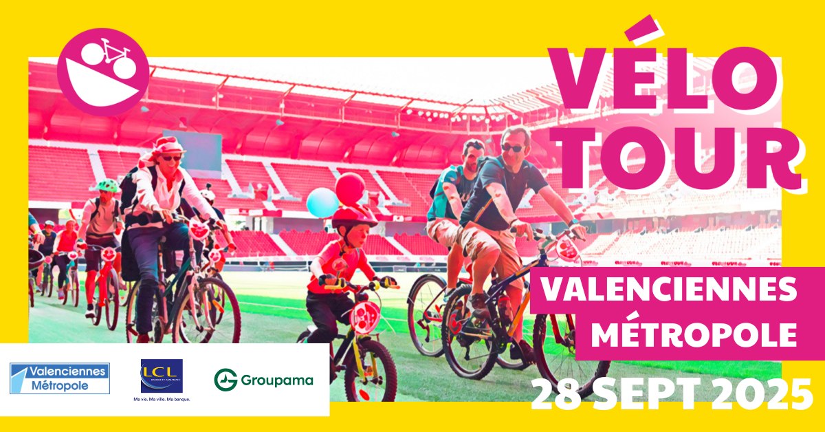 [RDV Velotour ] La billetterie est ouverte ! 🎟️🤩
𝗟’ 𝗲́𝗱𝗶𝘁𝗶𝗼𝗻 𝟮𝟬𝟮𝟱 𝗱𝘂 𝗩𝗲𝗹𝗼𝘁𝗼𝘂𝗿 𝗮𝗿𝗿𝗶𝘃𝗲 𝗮̀ 𝗩𝗮𝗹𝗲𝗻𝗰𝗶𝗲𝗻𝗻𝗲𝘀 𝗹𝗲 𝗱𝗶𝗺𝗮𝗻𝗰𝗵𝗲 𝟮𝟴 𝘀𝗲𝗽𝘁𝗲𝗺𝗯𝗿𝗲, 𝗱𝗲 𝟴𝗵 𝗮̀ 𝟭𝟮𝗵. 
Ne perdez pas de temps pour réserver vos places ! 🎟️

🎟️ Billetterie : https://velotour.fr/billetterie/
📅 Evénement Facebook : https://www.facebook.com/events/587146050953901