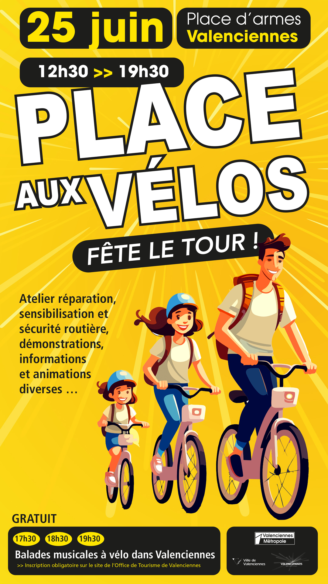 Place aux vélos fête le tour !