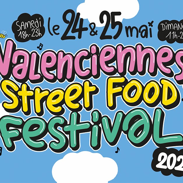 [🍔 Valenciennes Street Food 😋] 📍 RDV au kiosque du Musée des Beaux-Arts de Valenciennes
📅 Samedi 24 et dimanche 25 mai 2025
😋 Préparez vos papilles pour un véritable tour du monde culinaire avec vos restaurateurs locaux préférés !
🎶 Ambiance garantie avec des animations musicales live tout le week-end !
𝗔𝘂 𝗽𝗿𝗼𝗴𝗿𝗮𝗺𝗺𝗲 :
🔸 Bar sur place 
🔸 Châteaux gonflables pour les petits aventuriers 🏰
🔸 Performances artistiques pour en prendre plein les yeux 🎨🕺
📲 Toutes les infos pratiques ici 👉 https://fb.me/e/3aAM0JvoE
