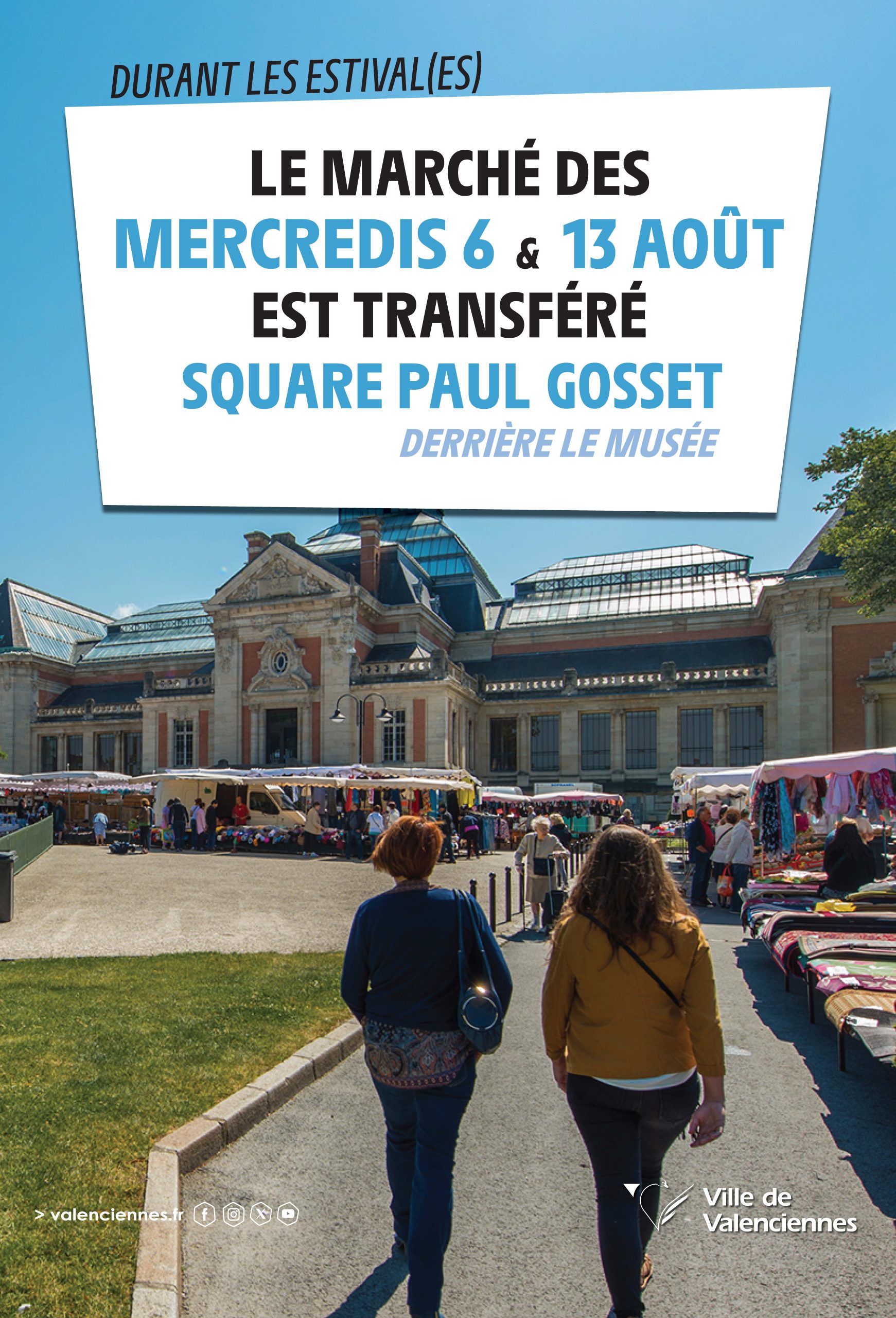 Information : déplacement du marché