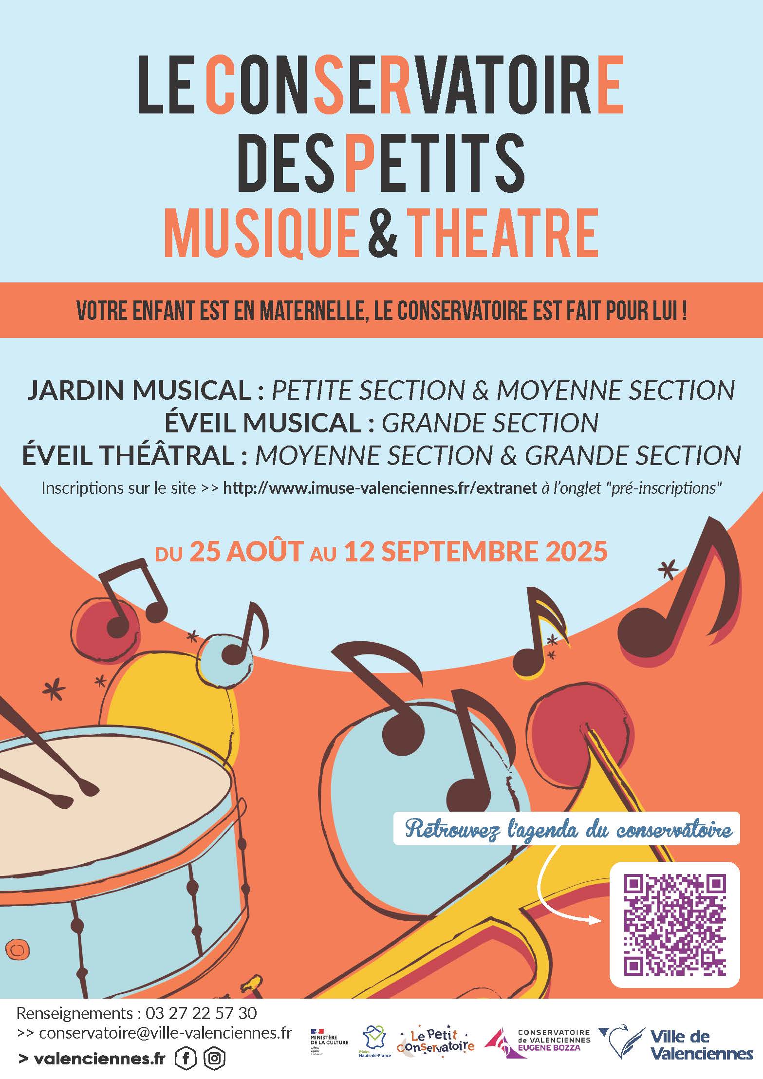 Le conservatoire des petits musique & théâtre