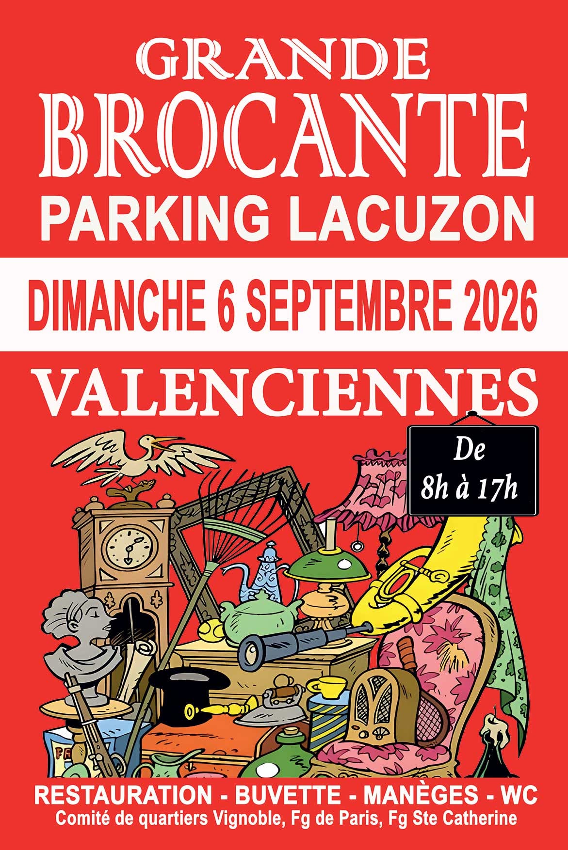 Grande brocante au parking Lacuzon !