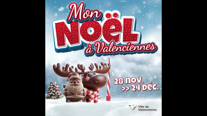 🎁 𝐋𝐚 𝐬𝐮𝐫𝐩𝐫𝐢𝐬𝐞 𝐞𝐬𝐭 𝐞𝐧𝐟𝐢𝐧 𝐫𝐞́𝐯𝐞́𝐥𝐞́𝐞 ! 🎄 
𝑉𝑜𝑢𝑠 𝑙’𝑎𝑡𝑡𝑒𝑛𝑑𝑖𝑒𝑧… 𝑛𝑜𝑢𝑠 𝑣𝑜𝑢𝑠 𝑙’𝑎𝑣𝑖𝑜𝑛𝑠 𝑝𝑟𝑜𝑚𝑖𝑠…

✨ Découvrez en exclusivité l’affiche officielle de nos festivités de fin d’année : 𝐌𝐨𝐧 𝐍𝐨𝐞̈𝐥 𝐚̀ 𝐕𝐚𝐥𝐞𝐧𝐜𝐢𝐞𝐧𝐧𝐞𝐬 ! 🎅🎠

Restez connectés ! très bientôt, nous vous dévoilerons toute la programmation 😉

#noëlvalenciennes #Valenciennes #valenciennesmaville #Noël2025