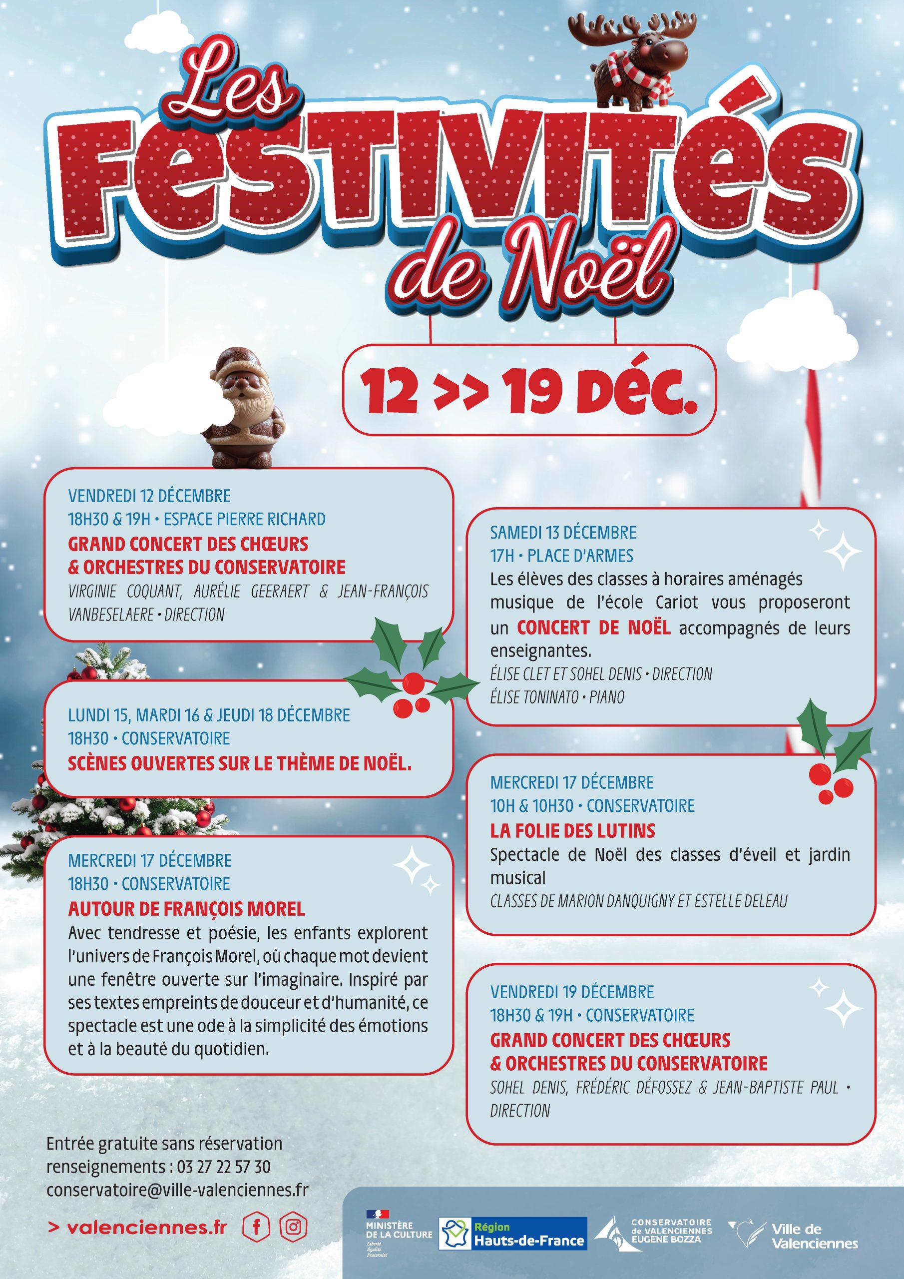 Les festivités de Noël au Conservatoire