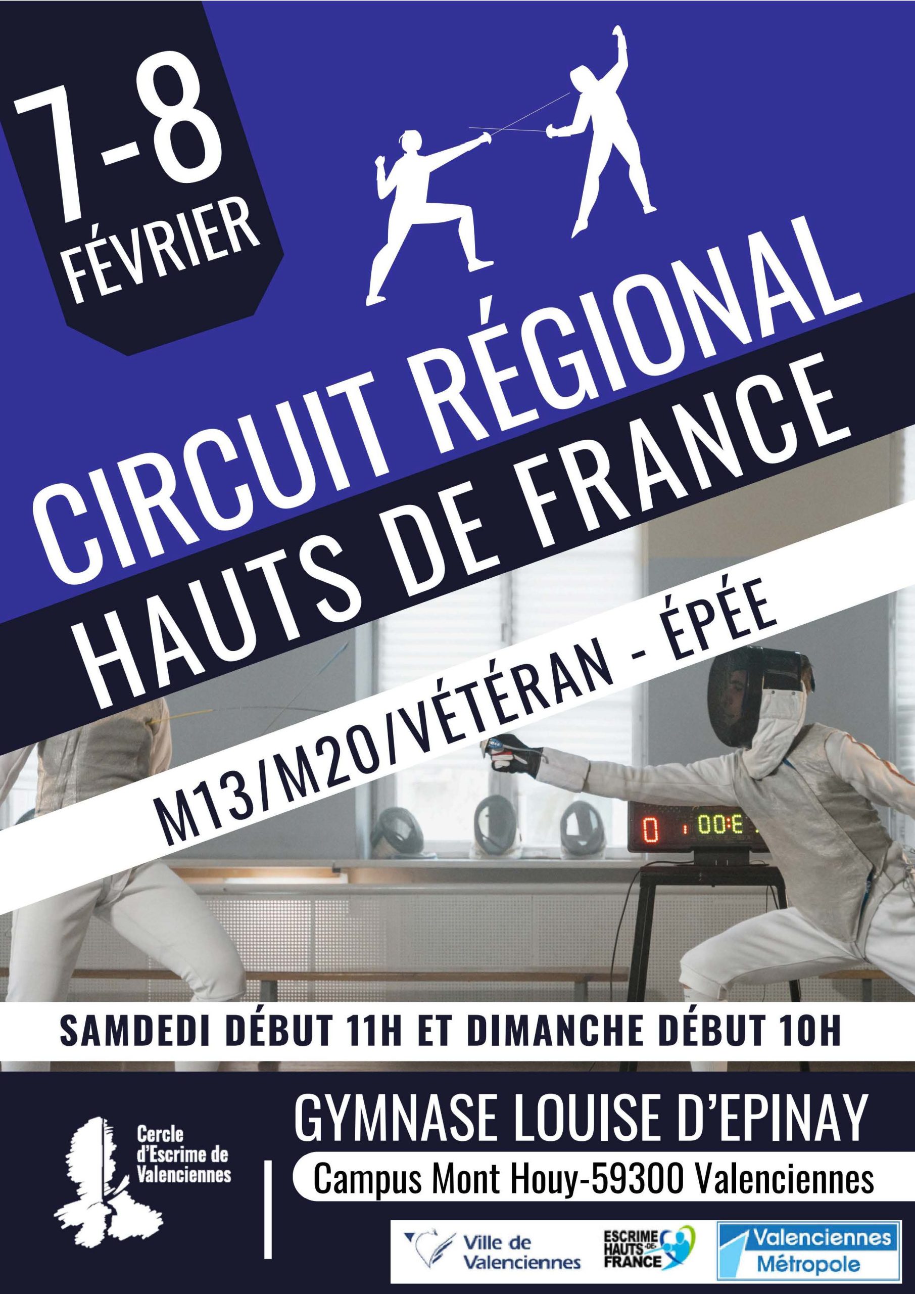 Circuit régional hauts de france