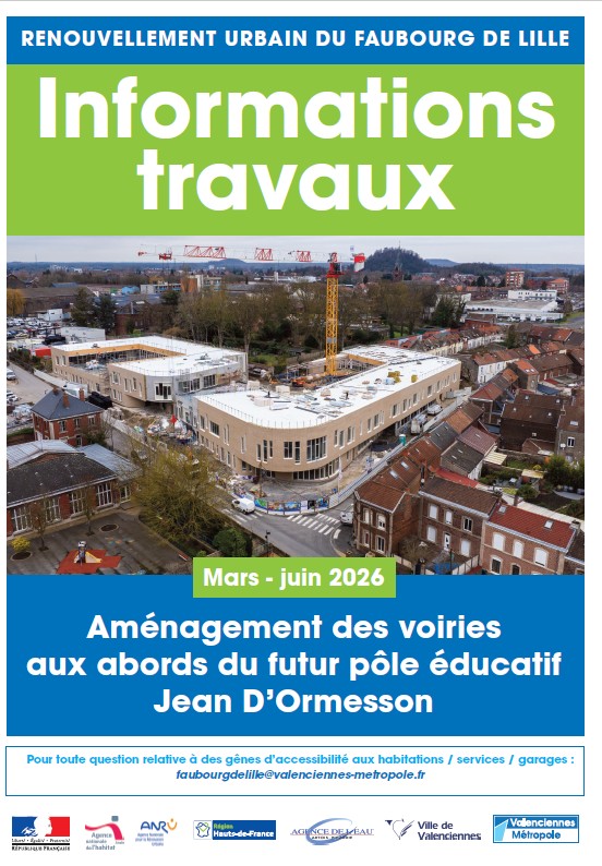 Infos travaux : Aménagement des voiries aux abords du futur pôle éducatif