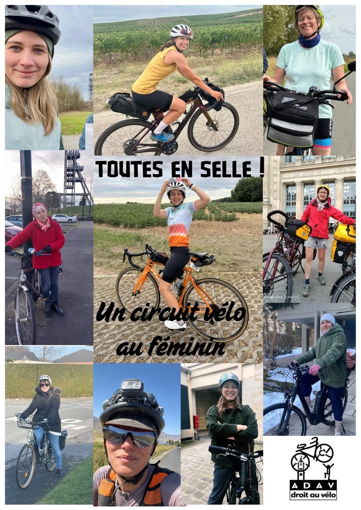 [RDV] À l’occasion de l&rsquo;événement « 𝐋𝐚 Maison des associations Valenciennes 𝐟𝐞̂𝐭𝐞 𝐥𝐞𝐬 𝐟𝐞𝐦𝐦𝐞𝐬 », focus sur l’animation :

🚲 « 𝐓𝐨𝐮𝐭𝐞𝐬 𝐞𝐧 𝐬𝐞𝐥𝐥𝐞 : 𝐮𝐧 𝐜𝐢𝐫𝐜𝐮𝐢𝐭 𝐯𝐞́𝐥𝐨 𝐚𝐮 𝐟𝐞́𝐦𝐢𝐧𝐢𝐧 » 𝐚𝐯𝐞𝐜 𝐥’𝐀.𝐃.𝐀.𝐕 – 𝐀𝐬𝐬𝐨𝐜𝐢𝐚𝐭𝐢𝐨𝐧 𝐃𝐫𝐨𝐢𝐭 𝐚𝐮 𝐕𝐞́𝐥𝐨.

𝐸𝑛𝑣𝑖𝑒 𝑑𝑒 𝑑𝑒́𝑐𝑜𝑢𝑣𝑟𝑖𝑟 𝑜𝑢 𝑟𝑒𝑑𝑒́𝑐𝑜𝑢𝑣𝑟𝑖𝑟 𝑙𝑒 𝑝𝑙𝑎𝑖𝑠𝑖𝑟 𝑑’𝑢𝑛𝑒 𝑝𝑒𝑡𝑖𝑡𝑒 𝑒𝑠𝑐𝑎𝑝𝑎𝑑𝑒 𝑎̀ 𝑣𝑒́𝑙𝑜 ?  Isabelle et Lucie vous proposent une balade conviviale d’environ 1h30.

📍 𝐑𝐞𝐧𝐝𝐞𝐳-𝐯𝐨𝐮𝐬 𝐝𝐞𝐯𝐚𝐧𝐭 𝐥𝐚 𝐠𝐚𝐫𝐞 𝐝𝐞 𝐕𝐚𝐥𝐞𝐧𝐜𝐢𝐞𝐧𝐧𝐞𝐬
📅 𝐒𝐚𝐦𝐞𝐝𝐢 𝟕 𝐦𝐚𝐫𝐬 𝟐𝟎𝟐𝟔
🕒 𝐀 𝟏𝟓𝐡 

ℹ + 𝐝&rsquo;𝐢𝐧𝐟𝐨𝐬 𝐬𝐮𝐫 𝐥𝐚 𝐩𝐫𝐨𝐠𝐫𝐚𝐦𝐦𝐚𝐭𝐢𝐨𝐧 :  https://www.valenciennes.fr/agenda/la-maison-des-association-fete-les-femmes/