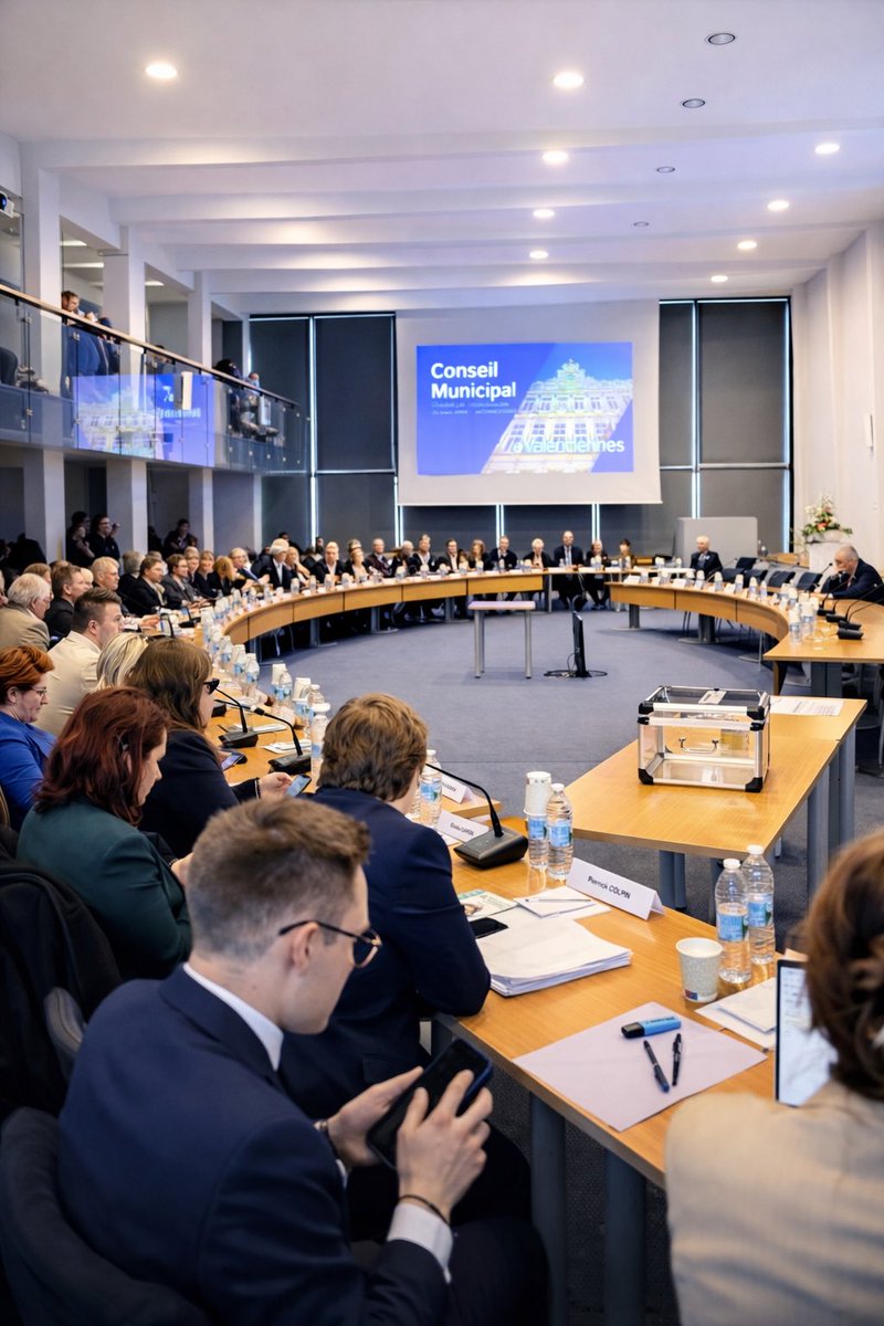 🏛️ 🇫🇷 #Valenciennes : Conseil d’installation 
Ouverture d’un nouveau mandat, dans la continuité de l’action publique :
Solidarité, éducation, cadre de vie, écologie, sécurité, attractivité.

Les #élus sont mobilisés pour poursuivre ces actions au service des #habitants.