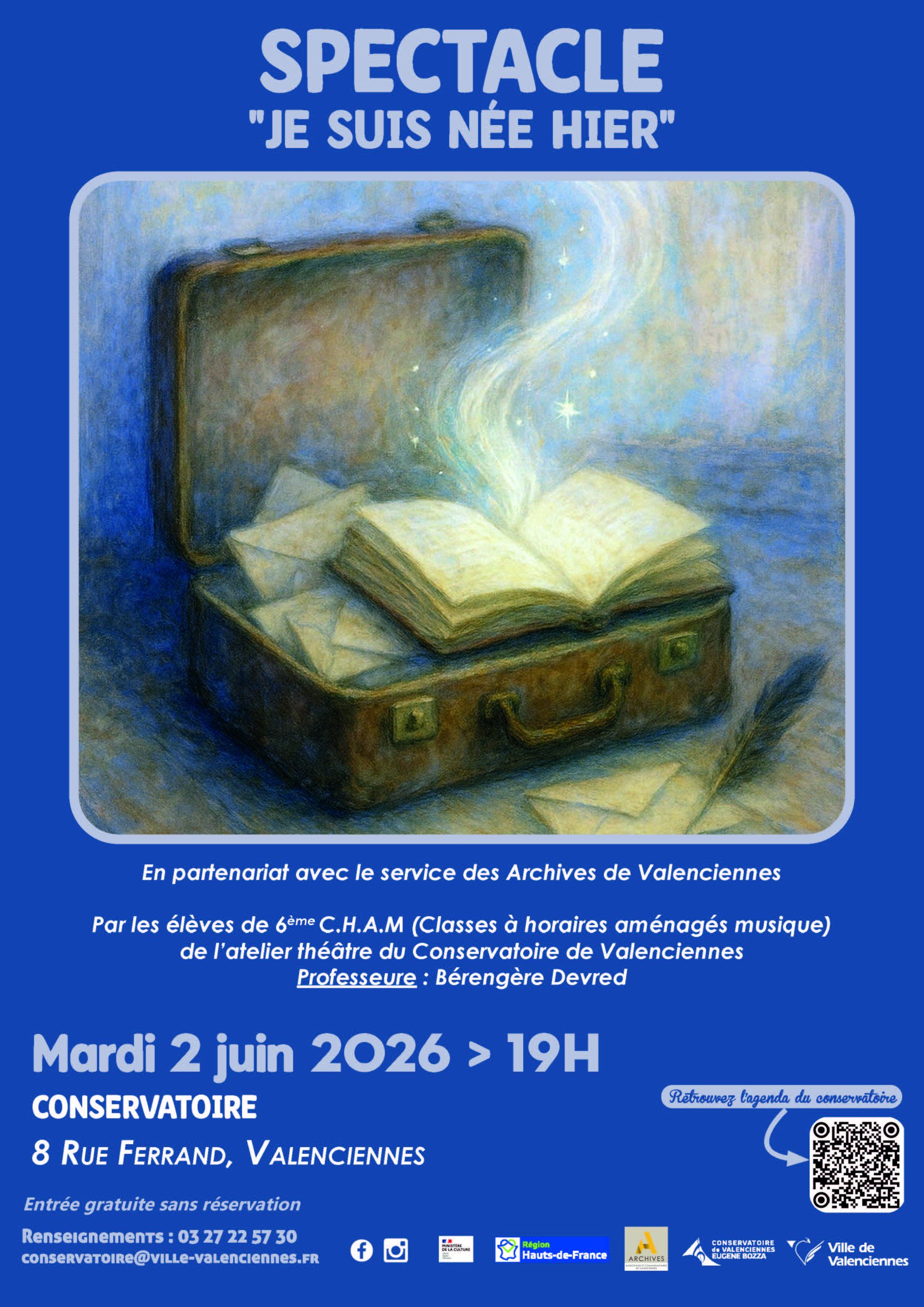 Spectacle « je suis née hier »