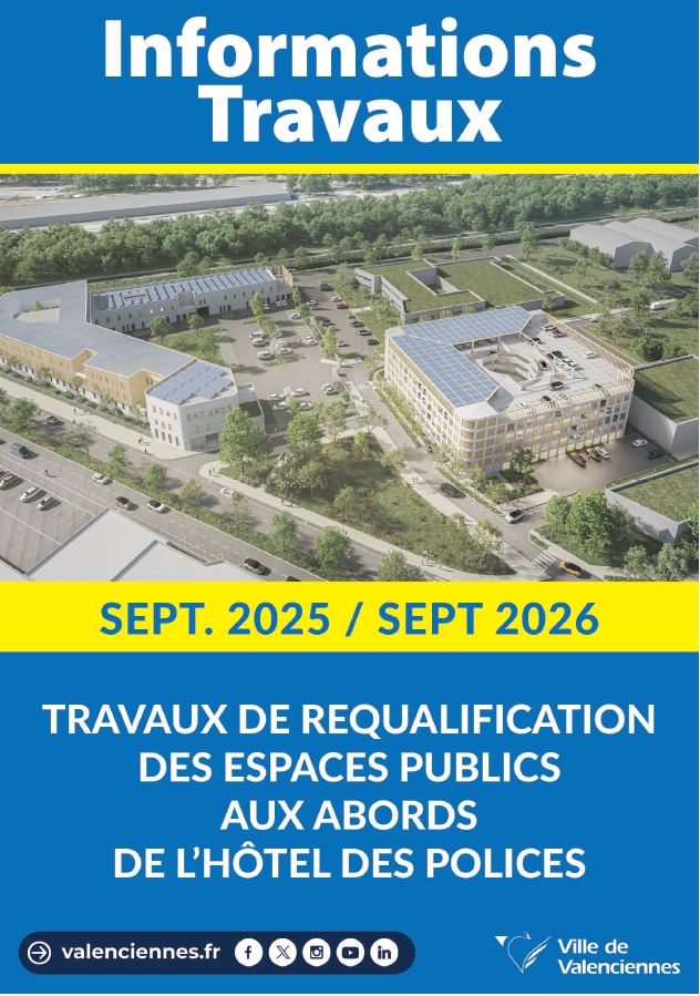 Travaux de requalification des espaces publics aux abords de l'hôtel des polices