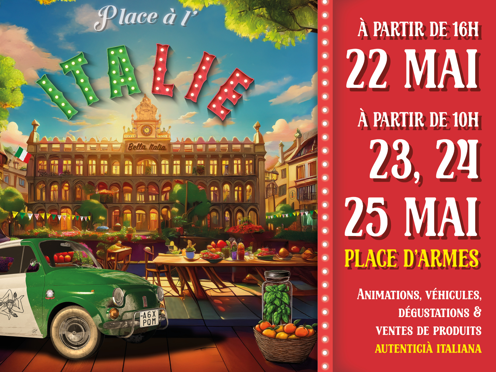 Place à l&rsquo;Italie