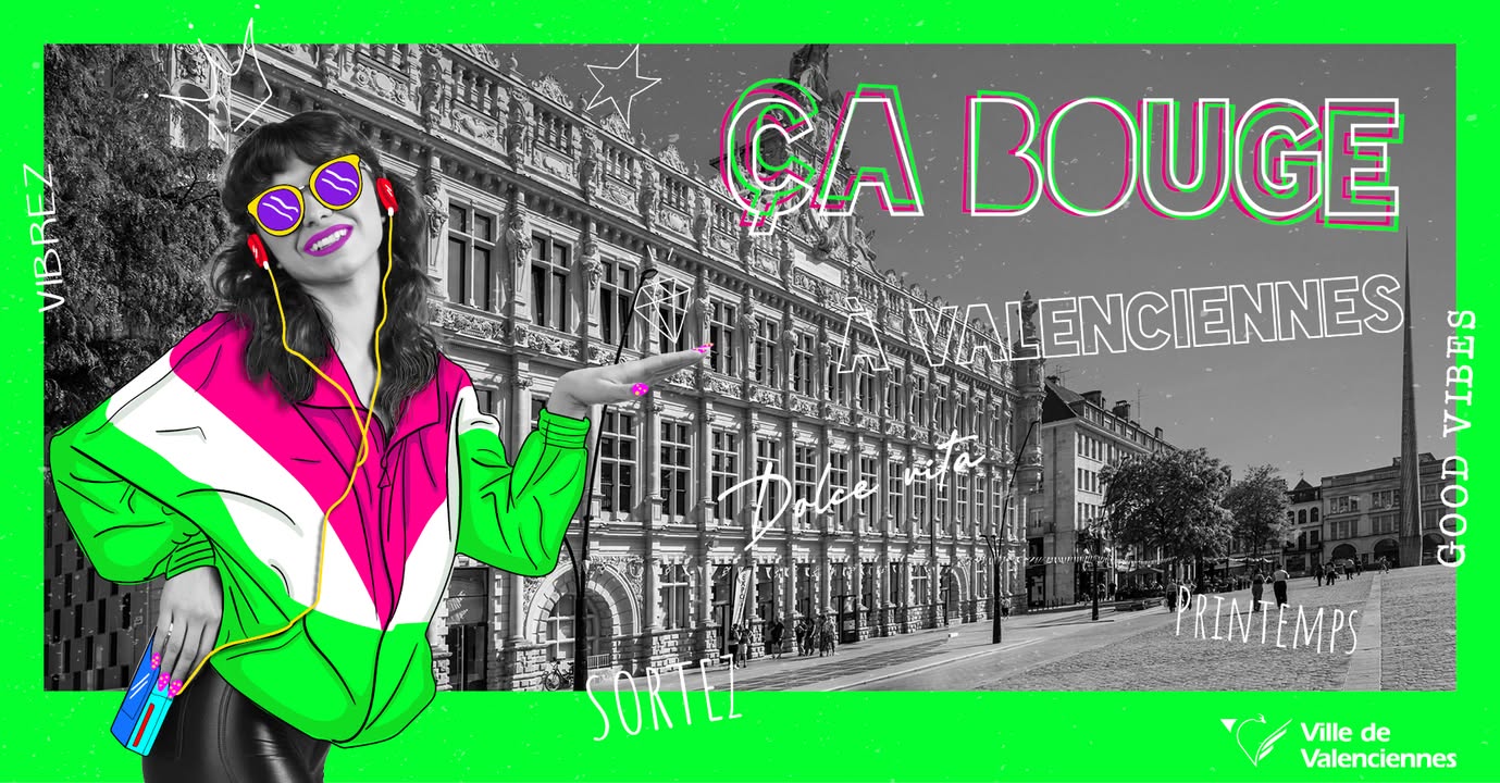 🌸🔥 𝐂̧𝐚 𝐛𝐨𝐮𝐠𝐞 𝐚̀ 𝐕𝐚𝐥𝐞𝐧𝐜𝐢𝐞𝐧𝐧𝐞𝐬 !  🔥🌸

La saison des beaux jours est lancée et la ville se met en mode événements 🎉
Préparez-vous à vibrer, sortir, partager et profiter à fond !

👉 Place à la mode 👗
👉 Place à la danse 💃
👉 Place à l’Italie 🇮🇹 …

Ambiance, découvertes et bonne humeur au programme… 

𝑶𝒏 𝒗𝒐𝒖𝒔 𝒂𝒕𝒕𝒆𝒏𝒅 𝒏𝒐𝒎𝒃𝒓𝒆𝒖𝒙 — 𝒓𝒆𝒔𝒕𝒆𝒛 𝒄𝒐𝒏𝒏𝒆𝒄𝒕𝒆́𝒔, 𝒄̧𝒂 𝒏𝒆 𝒇𝒂𝒊𝒕 𝒒𝒖𝒆 𝒄𝒐𝒎𝒎𝒆𝒏𝒄𝒆𝒓 😉

ℹ + 𝐝&rsquo;𝐢𝐧𝐟𝐨𝐬 :
🔹Lien de l&rsquo;événement : https://fb.me/e/7fPpJXEmy
🔹Agenda : https://www.valenciennes.fr/agenda/

#Valenciennes #CaBougeAValenciennes #Printemps #Sortir #Evenements #GoodVibes