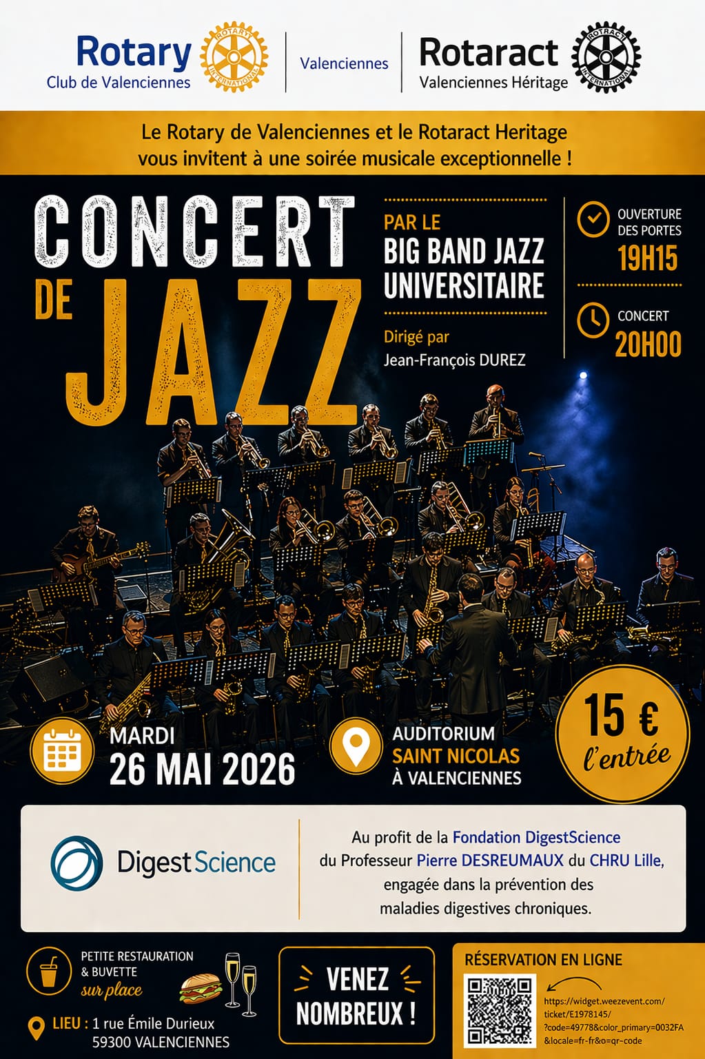 Concert de Jazz – Big Band Jazz Universitaire