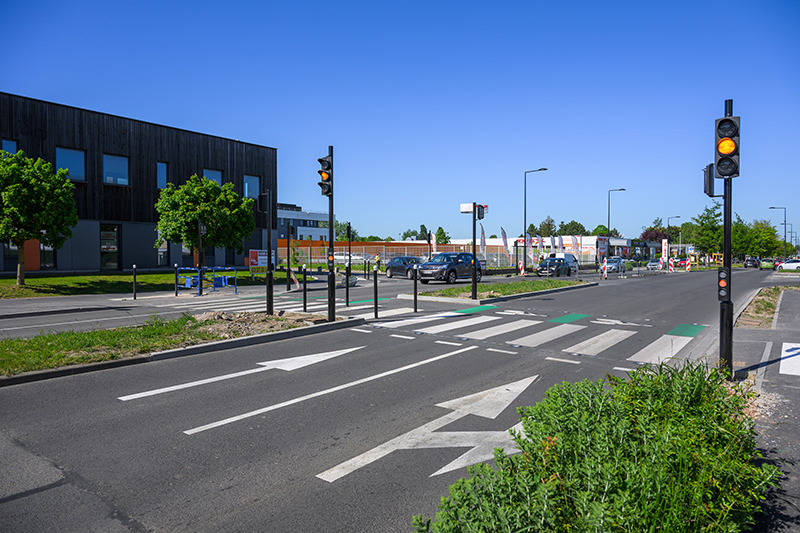 Un tout nouveau carrefour intelligent vient d’être mis en service avenue Macarez