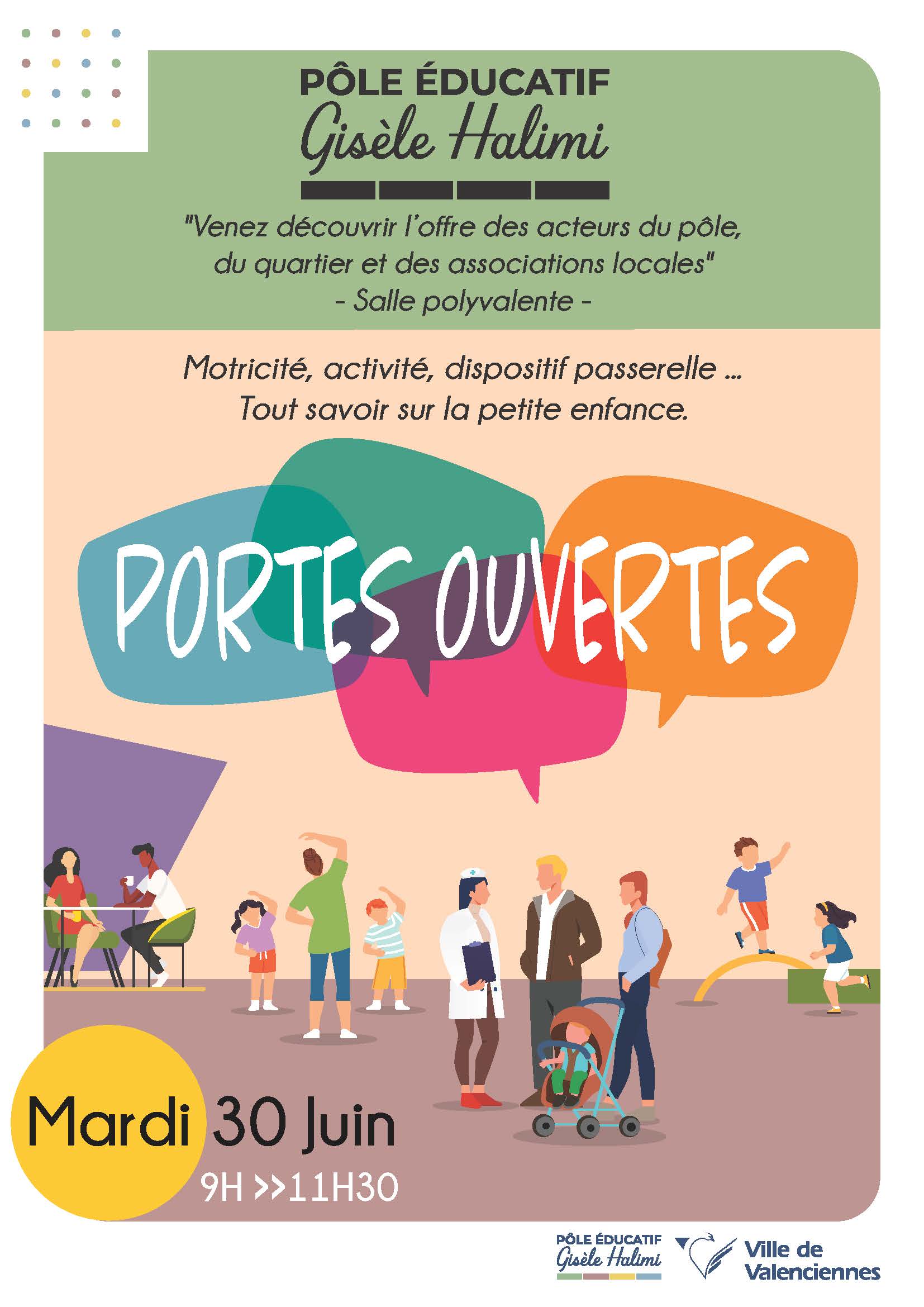 Portes Ouvertes – Pôle Éducatif Gisèle Halimi