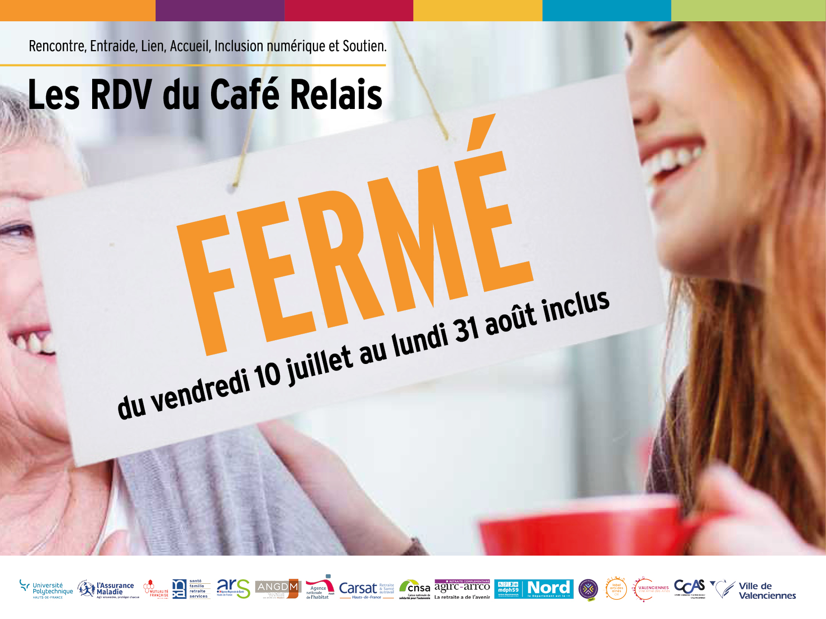 Fermeture estivale du Café Relais