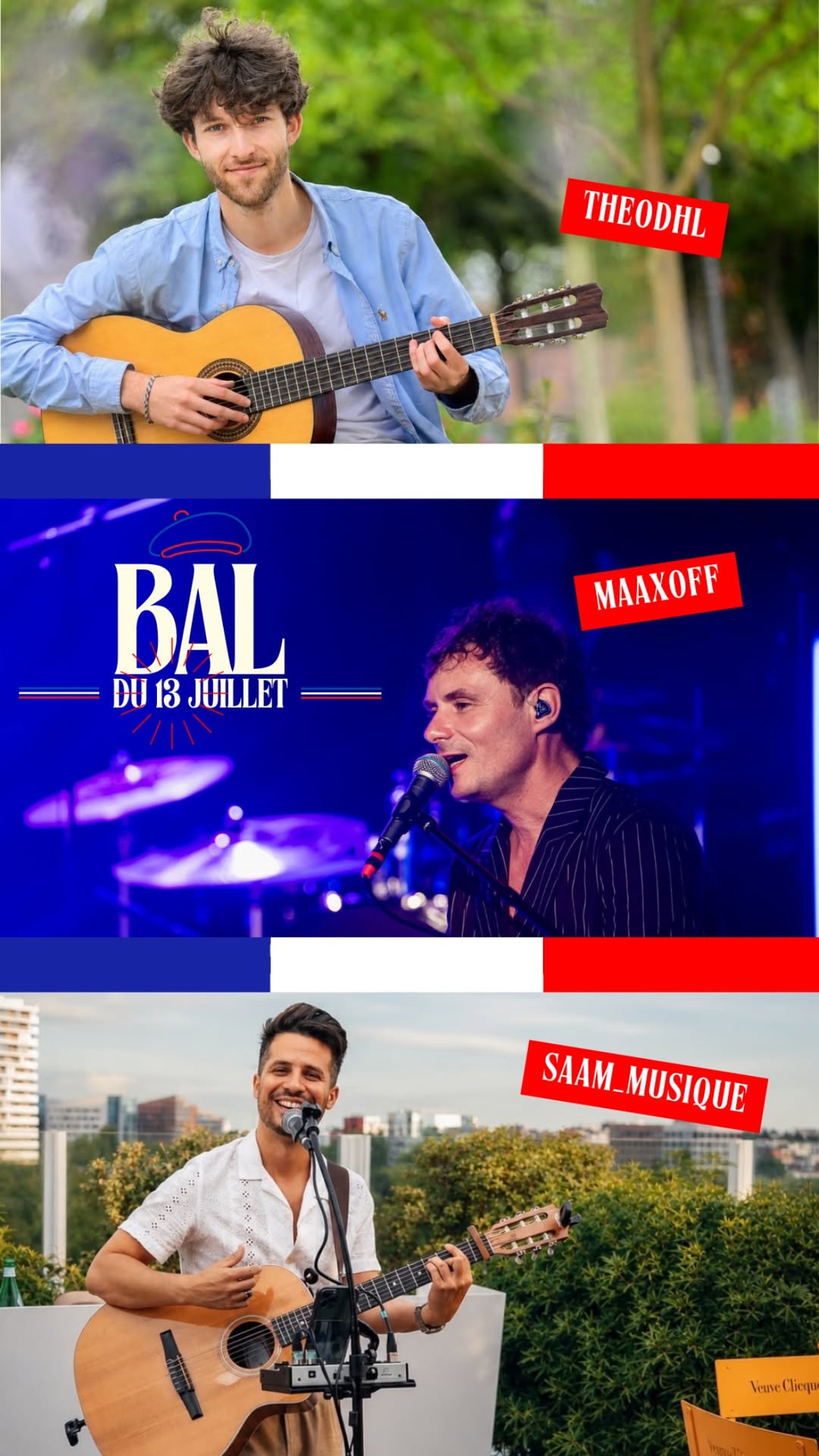 🎶✨ 𝐋𝐚 𝐩𝐥𝐚𝐜𝐞 𝐝&rsquo;𝐀𝐫𝐦𝐞𝐬 𝐩𝐫𝐞𝐧𝐝 𝐝𝐞𝐬 𝐚𝐢𝐫𝐬 𝐝𝐞 𝐠𝐮𝐢𝐧𝐠𝐮𝐞𝐭𝐭𝐞 !

Ce 𝐥𝐮𝐧𝐝𝐢 𝟏𝟑 𝐣𝐮𝐢𝐥𝐥𝐞𝐭, on se retrouve en plein cœur de Valenciennes pour le 1er Bal populaire organisé par les restaurateurs de la place d&rsquo;Armes. 

🕓 𝐃𝐞 𝟏𝟔 𝐡 𝐚̀ 𝐦𝐢𝐧𝐮𝐢𝐭, profitez d&rsquo;une soirée placée sous le signe de la musique et de la fête :

🎈 Structures gonflables pour les enfants
💃 Piste de danse ouverte à toutes et à tous
🎶 Musique tout au long de la soirée
🍔 Restauration et buvette sur place

Que vous veniez danser, partager un repas en terrasse ou simplement profiter de l&rsquo;ambiance, 𝐮𝐧𝐞 𝐜𝐡𝐨𝐬𝐞 𝐞𝐬𝐭 𝐬𝐮̂𝐫𝐞 𝐥𝐮𝐧𝐝𝐢 𝟏𝟑 𝐣𝐮𝐢𝐥𝐥𝐞𝐭 𝐨𝐧 𝐝𝐚𝐧𝐬𝐞 𝐩𝐥𝐚𝐜𝐞 𝐝&rsquo;𝐀𝐫𝐦𝐞𝐬 😍

#valenciennes  #balpopulaire  #placedarmes  #sortiravalenciennes  #ambianceestivale  #hautsdefrance