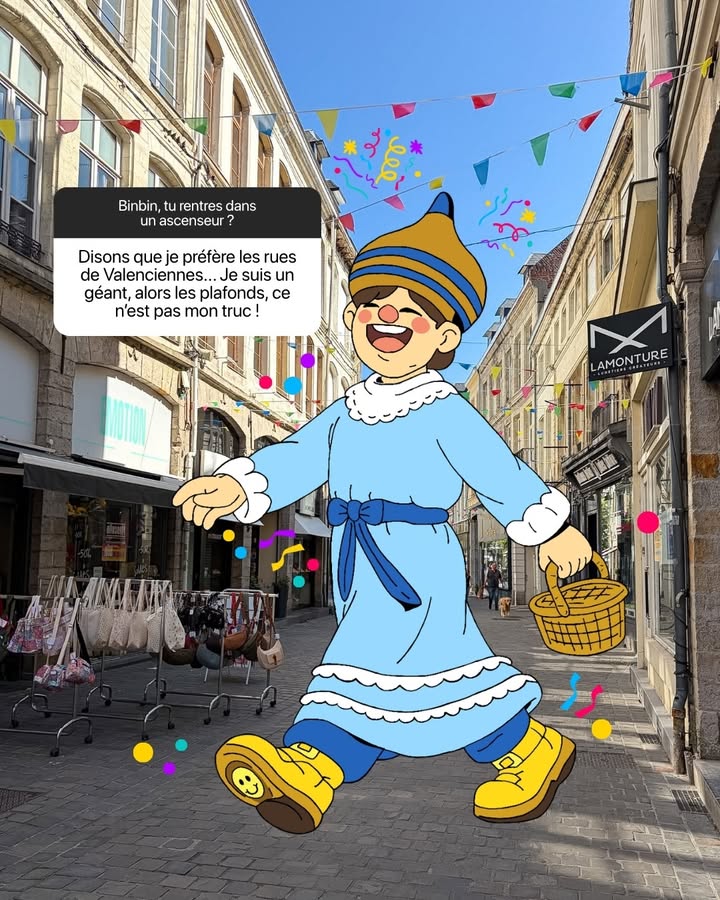 🎉 Épisode 1 – Binbin répond à vos questions !

Vous vous êtes déjà demandé si Binbin pouvait prendre l&rsquo;ascenseur ? 🤔

On lui a posé la question… et sa réponse risque bien de vous faire sourire ! 😄

💡Le saviez-vous ?
Binbin fait partie de la grande famille des géants du Nord, une tradition emblématique de notre région. Du haut de ses 4,20 mètres, il est l&rsquo;une des figures incontournables des Folies de Binbin et des fêtes valenciennoises. Depuis des générations, il fait vivre l&rsquo;esprit de fête, de partage et de convivialité qui anime Valenciennes.

💬 Et vous, quelle question aimeriez-vous poser à Binbin ? Dites-le-nous en commentaire, il y répondra peut-être dans un prochain épisode ! 😉
—
Rendez-vous aux Folies de Binbin !
📅 28, 29 et 30 août 2026
📍 Partout dans les rues de Valenciennes
🎟️ Gratuit – venez faire la fête avec nous !
👉Consultez l&rsquo;événement Facebook pour ne rien manquer :https://fb.me/e/7l2Hv088K

#LesFoliesBinbin #Valenciennes #valenciennestourismeetcongres  #valenciennes_maville #Carnaval #Binbin #ValEnLiesse #SortirÀValenciennes