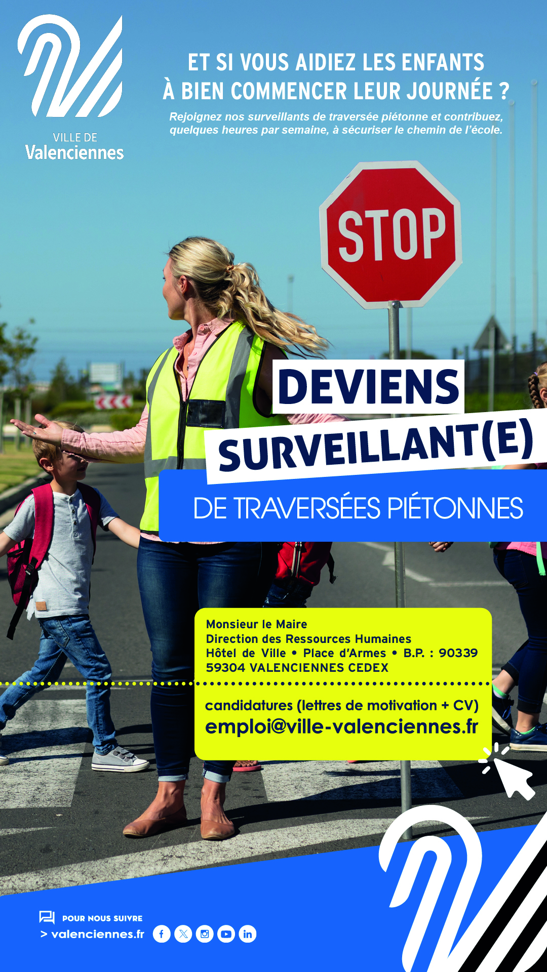 VACATIONS – Surveillant(e)s de traversées piétonnes