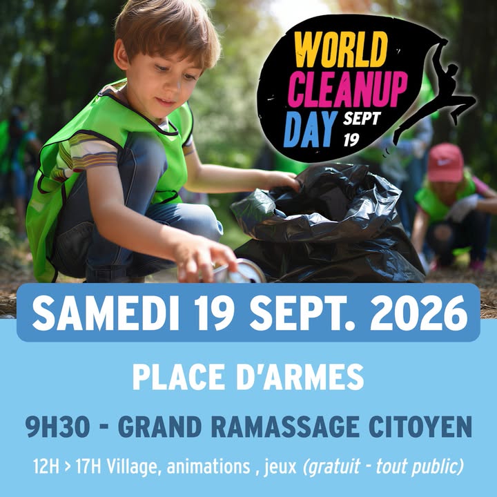 🧤🌍 𝐈𝐥𝐬 𝐩𝐚𝐬𝐬𝐞𝐧𝐭 𝐚̀ 𝐥’𝐚𝐜𝐭𝐢𝐨𝐧 !
Aujourd’hui, les élèves du Collège Saint Jean-Baptiste de La Salle Valenciennes sont sur le terrain aux côtés de 𝐂𝐚𝐭𝐡𝐞𝐫𝐢𝐧𝐞 𝐁𝐫𝐨𝐮𝐞𝐭 de l’association 𝑽𝒂𝒍&rsquo;𝑷𝒓𝒐 𝑪𝒊 pour une opération de ramassage des déchets en ville.

🎥 𝐃𝐚𝐧𝐬 𝐜𝐞𝐭𝐭𝐞 𝐢𝐧𝐭𝐞𝐫𝐯𝐢𝐞𝐰, 𝐂𝐚𝐭𝐡𝐞𝐫𝐢𝐧𝐞 𝐧𝐨𝐮𝐬 𝐩𝐚𝐫𝐥𝐞 𝐝𝐞 𝐥’𝐢𝐦𝐩𝐨𝐫𝐭𝐚𝐧𝐜𝐞 𝐝𝐞 𝐬𝐞𝐧𝐬𝐢𝐛𝐢𝐥𝐢𝐬𝐞𝐫 𝐥𝐞𝐬 𝐣𝐞𝐮𝐧𝐞𝐬 𝐞𝐭 𝐝’𝐞́𝐯𝐞𝐢𝐥𝐥𝐞𝐫 𝐥𝐞𝐬 𝐜𝐨𝐧𝐬𝐜𝐢𝐞𝐧𝐜𝐞𝐬… 𝐩𝐚𝐫𝐜𝐞 𝐪𝐮𝐞 𝐩𝐫𝐞́𝐬𝐞𝐫𝐯𝐞𝐫 𝐧𝐨𝐭𝐫𝐞 𝐯𝐢𝐥𝐥𝐞, 𝐜’𝐞𝐬𝐭 𝐥’𝐚𝐟𝐟𝐚𝐢𝐫𝐞 𝐝𝐞 𝐭𝐨𝐮𝐬 !

𝑬𝒕 𝒎𝒂𝒊𝒏𝒕𝒆𝒏𝒂𝒏𝒕, 𝒂̀ 𝒗𝒐𝒖𝒔 𝒅𝒆 𝒋𝒐𝒖𝒆𝒓 ! 👇

📅 𝐒𝐀𝐌𝐄𝐃𝐈 𝟏𝟗 𝐒𝐄𝐏𝐓𝐄𝐌𝐁𝐑𝐄
𝐏𝐥𝐚𝐜𝐞 𝐝&rsquo;𝐀𝐫𝐦𝐞𝐬, 𝐝𝐞̀𝐬 𝟗𝐡

🌱 Venez participer au World Cleanup Day en famille, entre amis ou simplement avec l’envie d’agir : tout le monde est le bienvenu !

👉 𝑶𝒏 𝒗𝒐𝒖𝒔 𝒂𝒕𝒕𝒆𝒏𝒅 𝒔𝒂𝒎𝒆𝒅𝒊 ! 💚
