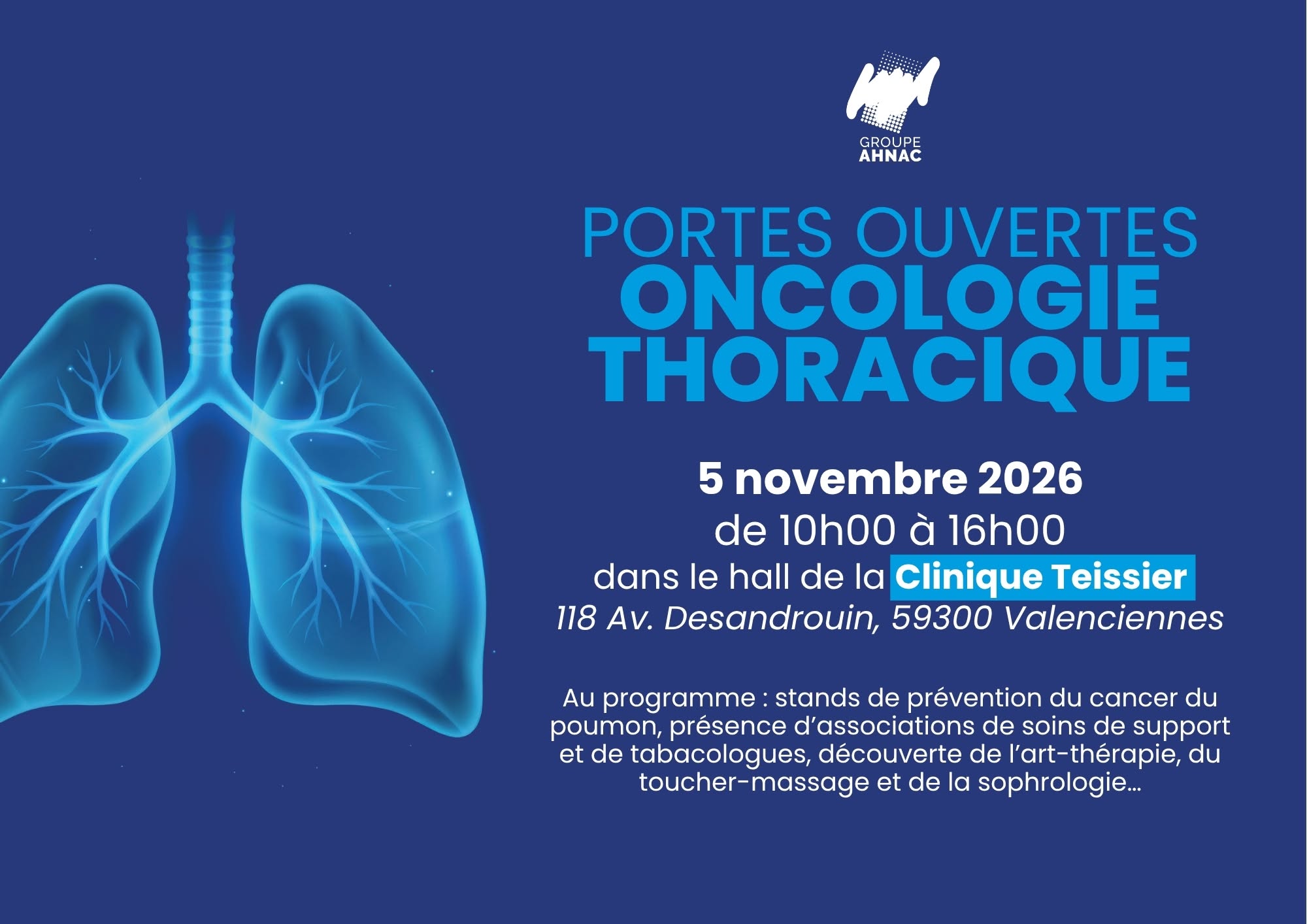 𝗣𝗼𝗿𝘁𝗲𝘀 𝗢𝘂𝘃𝗲𝗿𝘁𝗲𝘀 clinique Teissier – 𝗢𝗻𝗰𝗼𝗹𝗼𝗴𝗶𝗲 𝘁𝗵𝗼𝗿𝗮𝗰𝗶𝗾𝘂𝗲